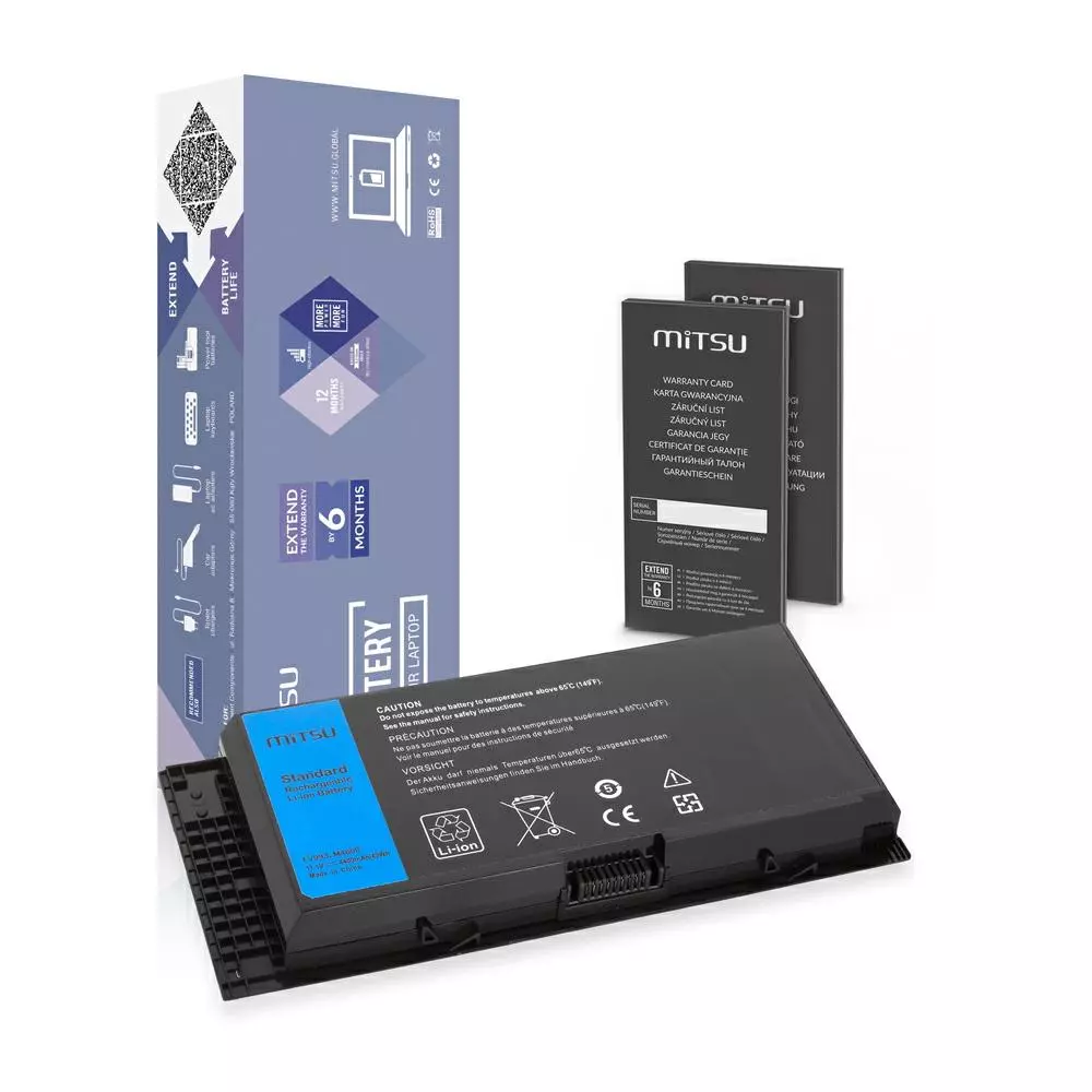 Bater&iacute;a compatible para port&aacute;til DELL Precision M6600 11.1V 4400 mAh Mitsu