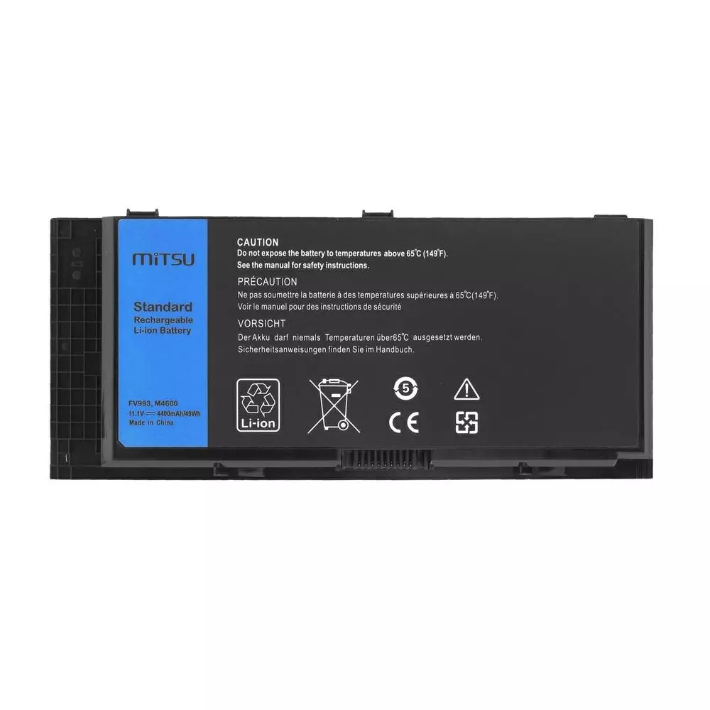 Bater&iacute;a compatible para port&aacute;til DELL Precision M6600 11.1V 4400 mAh Mitsu