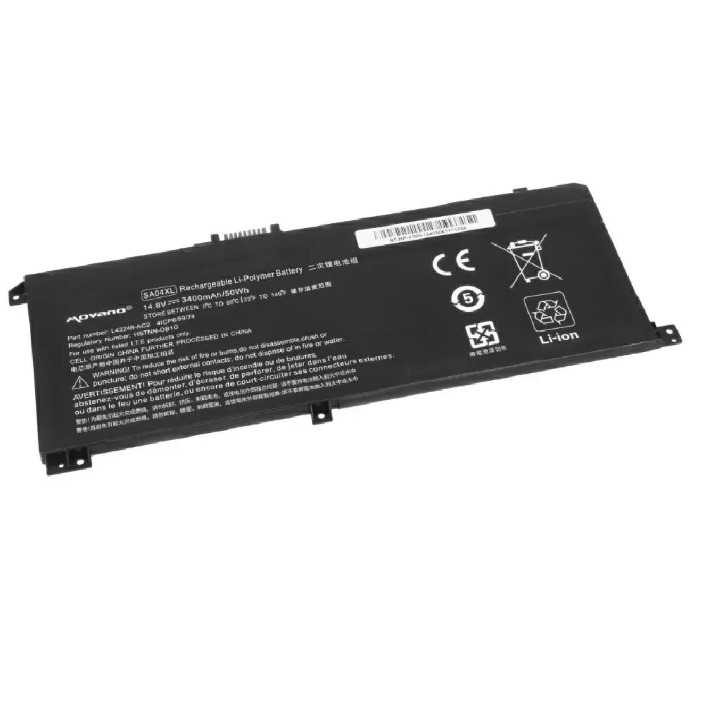 Bater&iacute;a compatible para port&aacute;til HP SA04XL 14.8V 3400mAh Movano