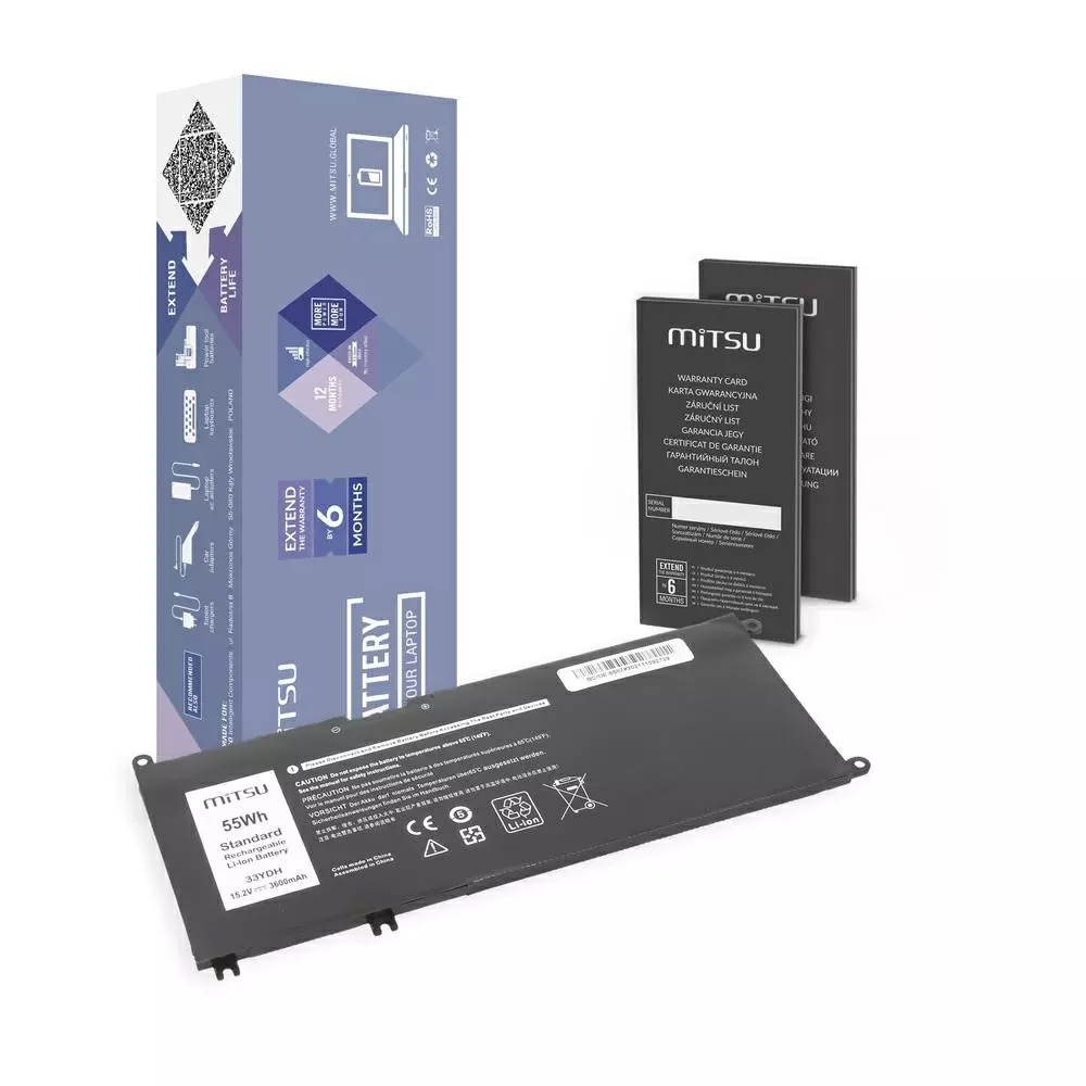 Bater&iacute;a compatible para port&aacute;til DELL Inspiron 15 15.2V 3600mAh Mitsu
