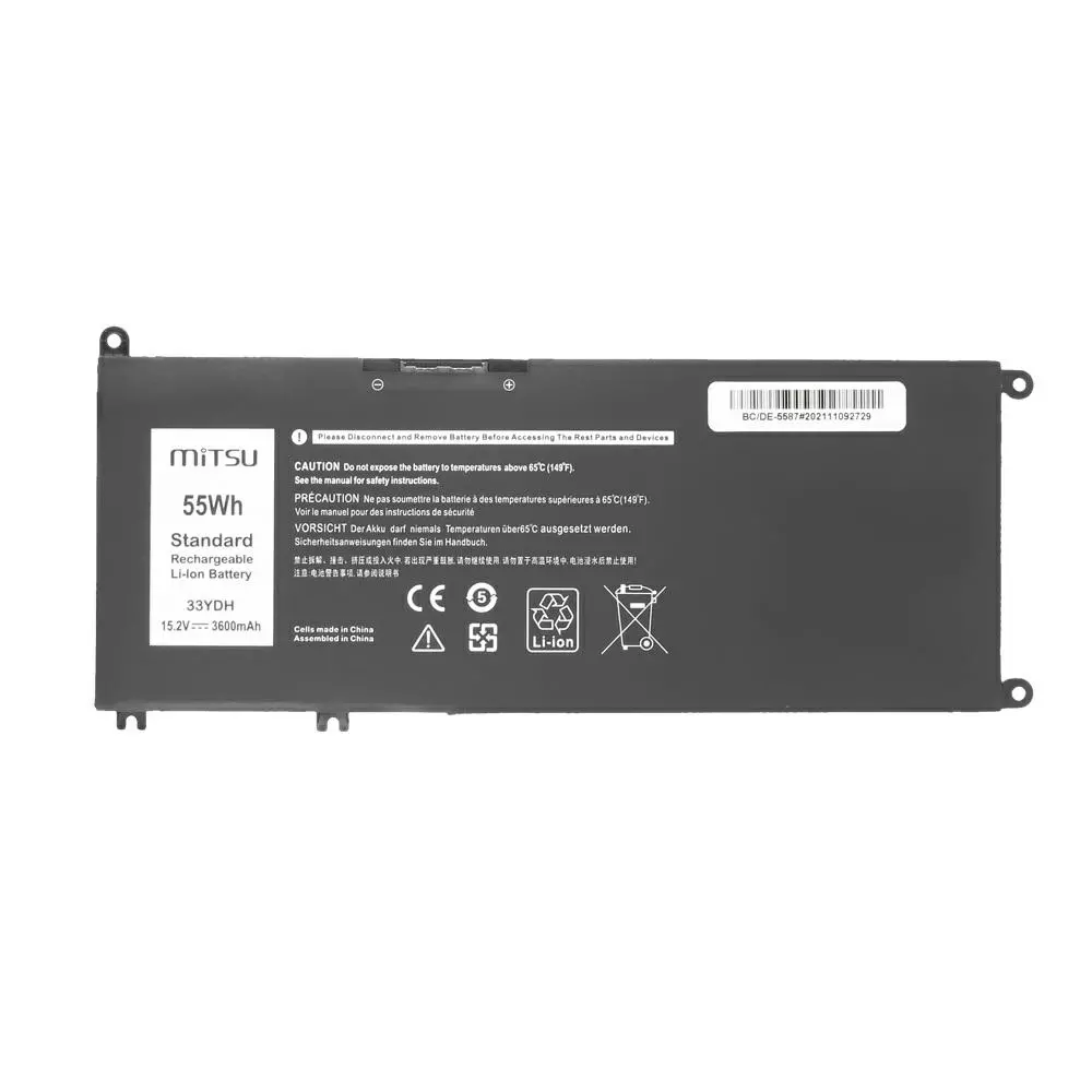 Bater&iacute;a compatible para port&aacute;til DELL Inspiron 15 15.2V 3600mAh Mitsu