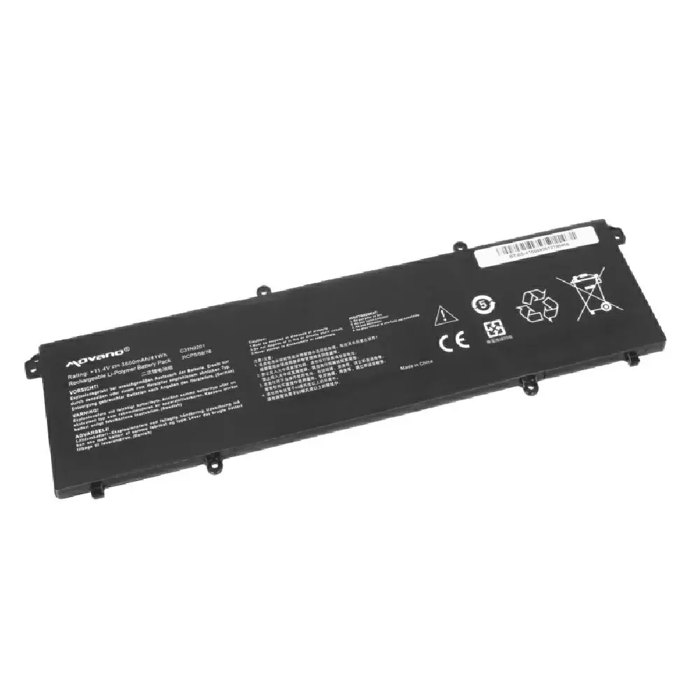 Bater&iacute;a compatible para port&aacute;til ASUS C31N2201 11.4V 3600mAh Movano