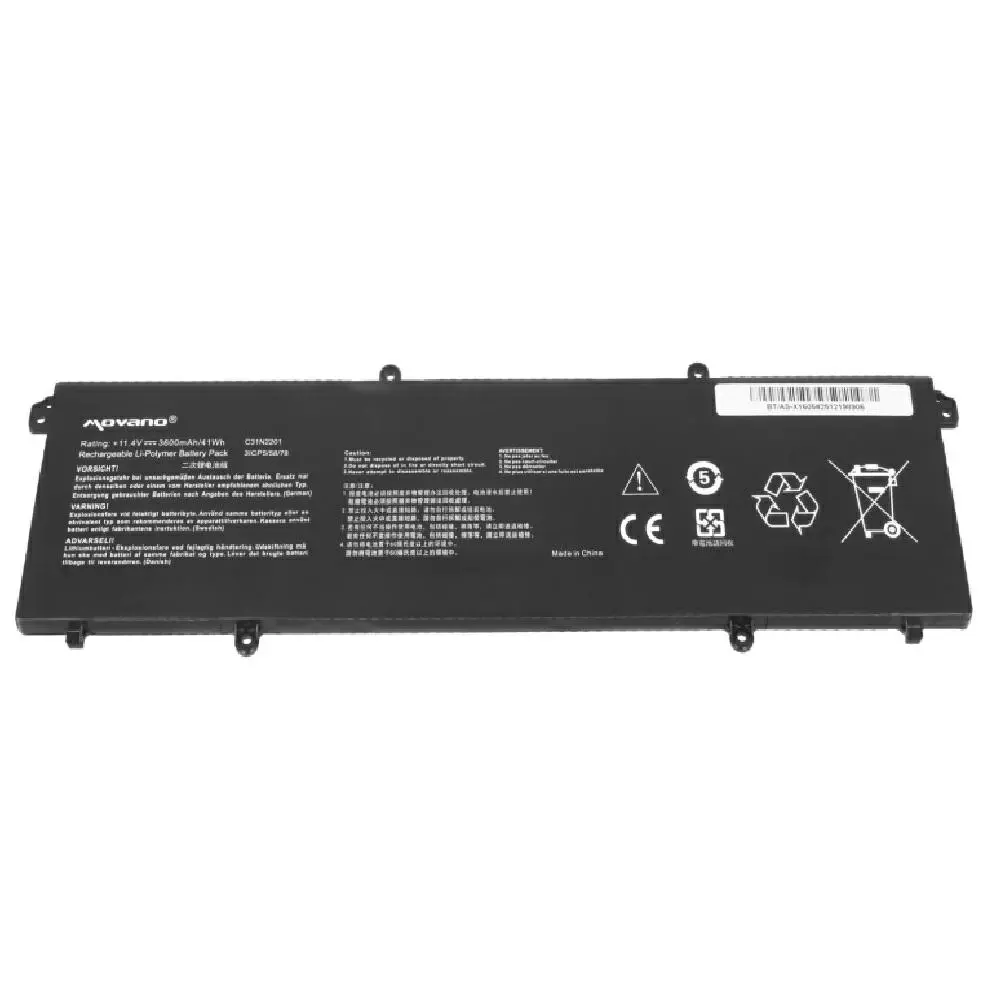 Bater&iacute;a compatible para port&aacute;til ASUS C31N2201 11.4V 3600mAh Movano