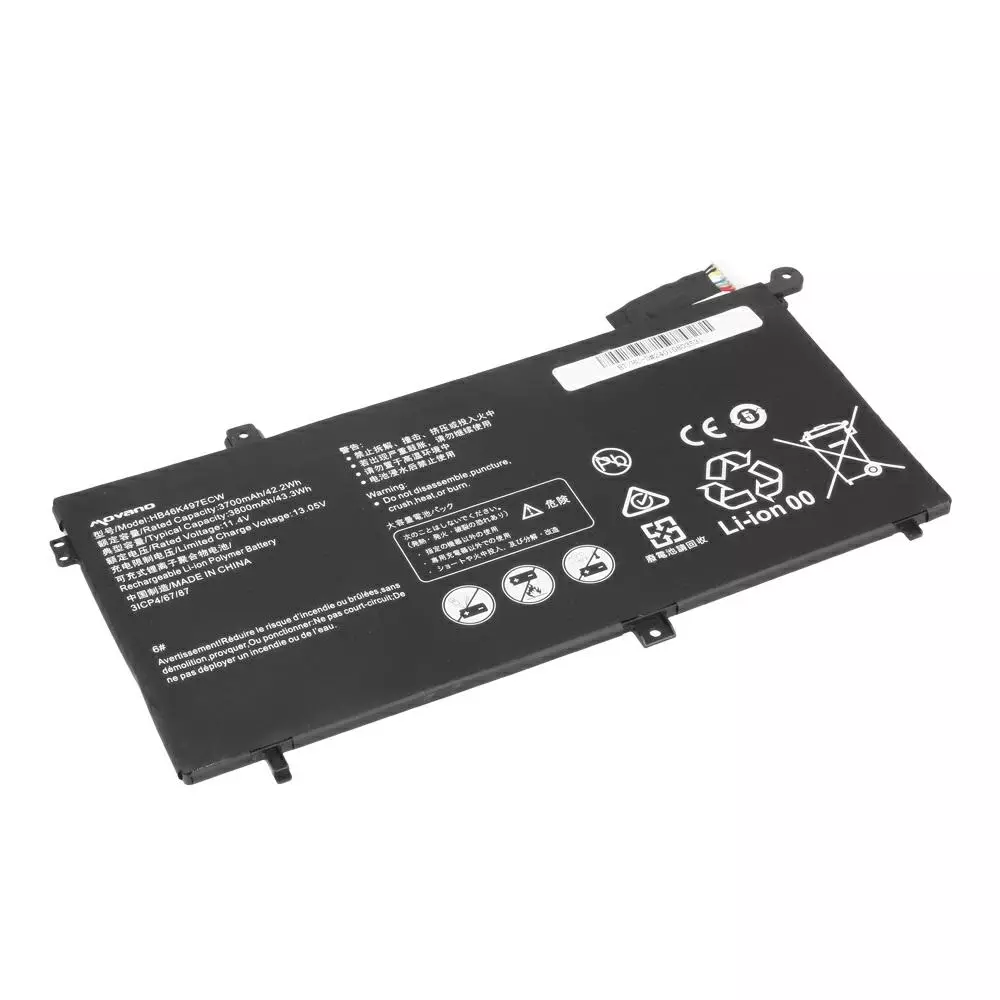 Bater&iacute;a compatible para port&aacute;til HUAWEI Matebook D 11.4V 3700 mAh Movano