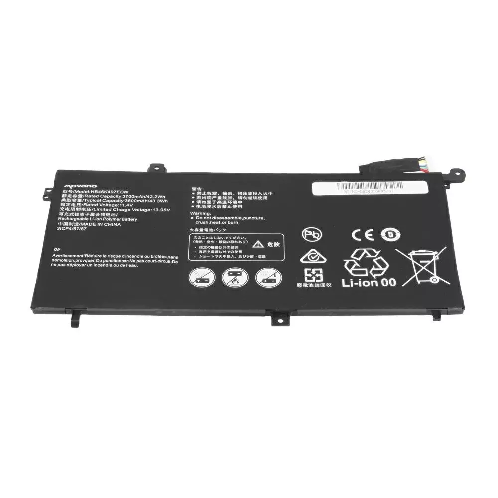 Bater&iacute;a compatible para port&aacute;til HUAWEI Matebook D 11.4V 3700 mAh Movano