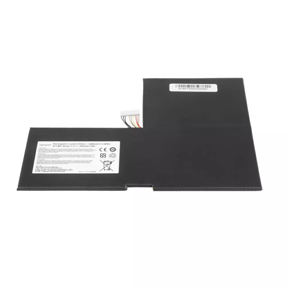 Bater&iacute;a compatible para port&aacute;til MSI BTY-M6F 11.4V 4600mAh Movano