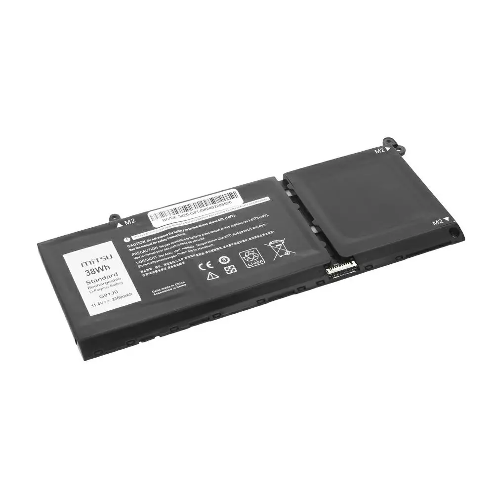 Bater&iacute;a compatible para port&aacute;til DELL Inspiron 13 11.4V 3300mAh Mitsu