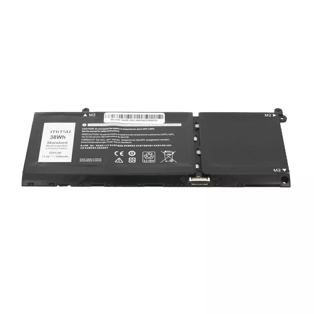 Bater&iacute;a compatible para port&aacute;til DELL Inspiron 13 11.4V 3300mAh Mitsu
