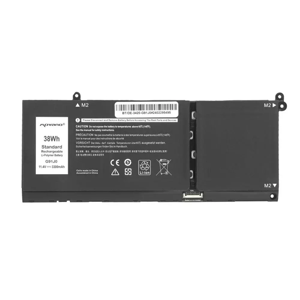Bater&iacute;a compatible para port&aacute;til DELL Inspiron 13 11.4V 3300mAh Movano