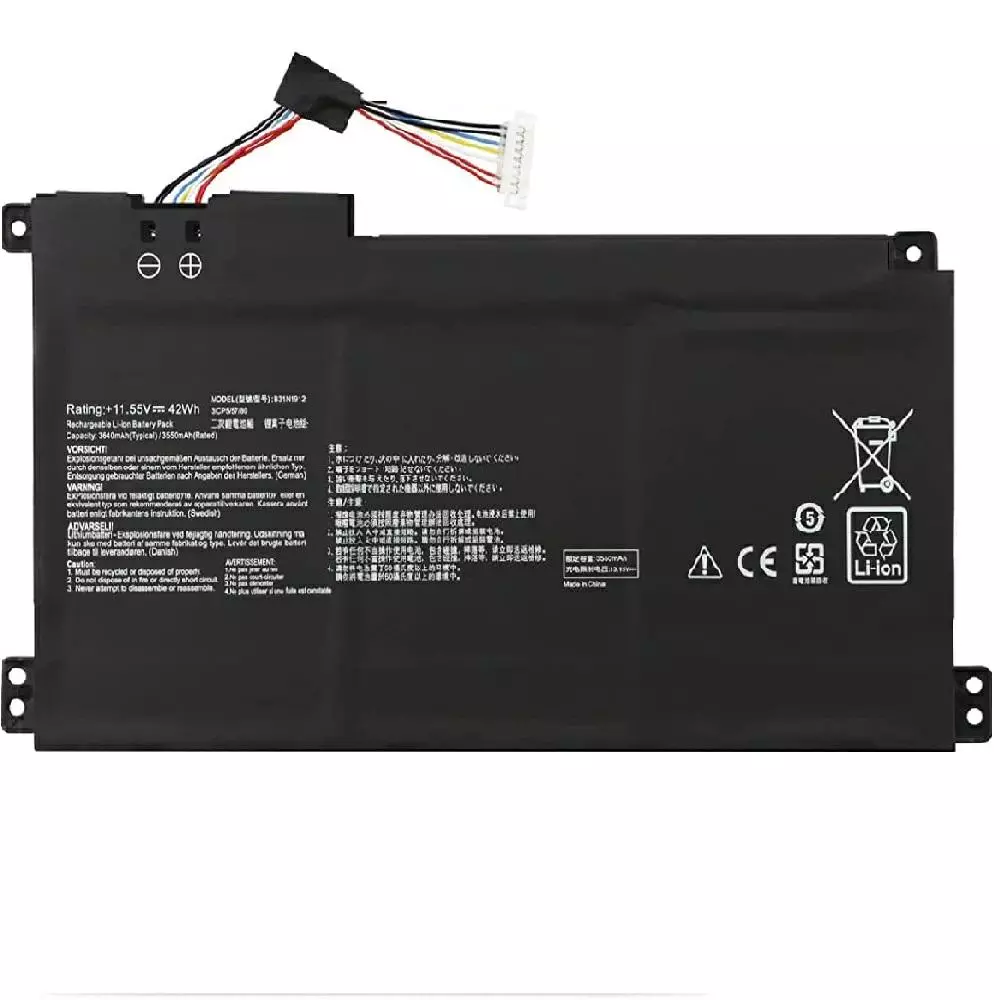 Bater&iacute;a compatible para port&aacute;til ASUS B31N1912 11.4V 3600mAh