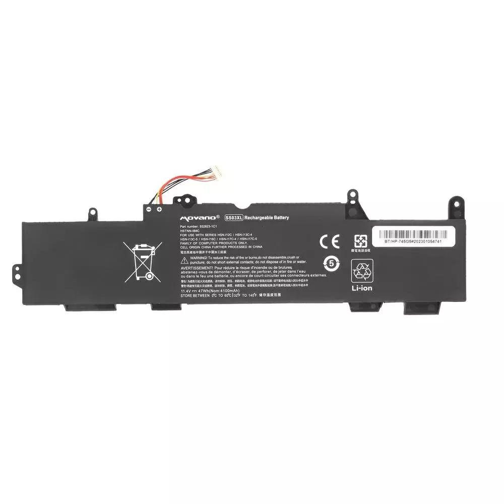 Bater&iacute;a compatible para port&aacute;til HP Omen SS03XL 11.4V 4100mAh Movano