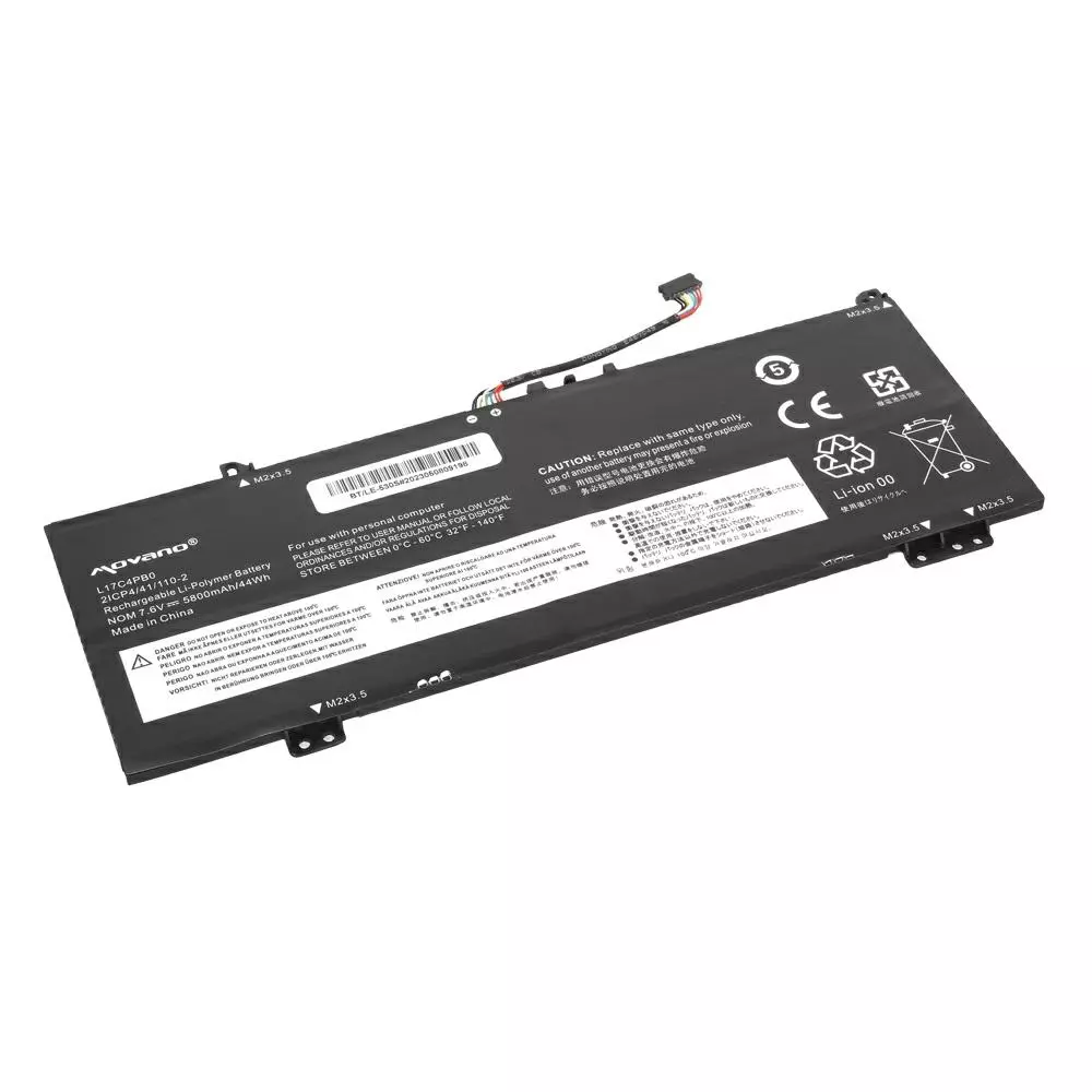 Bater&iacute;a compatible para port&aacute;til LENOVO Ideapad L17C4PB0 7.6v 5800 mAh Movano