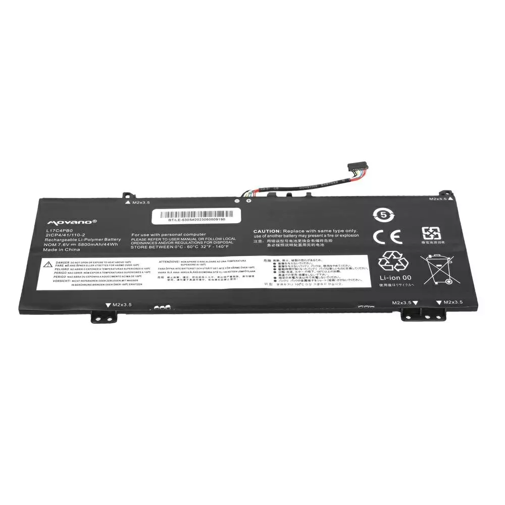 Bater&iacute;a compatible para port&aacute;til LENOVO Ideapad L17C4PB0 7.6v 5800 mAh Movano