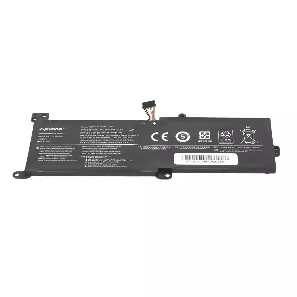Bater&iacute;a compatible para port&aacute;til LENOVO L16C2PB2 7.6v 4000 mAh Movano