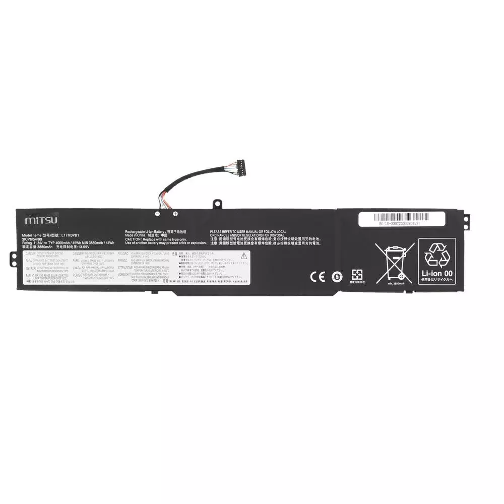 Bater&iacute;a compatible para port&aacute;til LENOVO L17C3PB0 11.34v 4400 mAh Movano