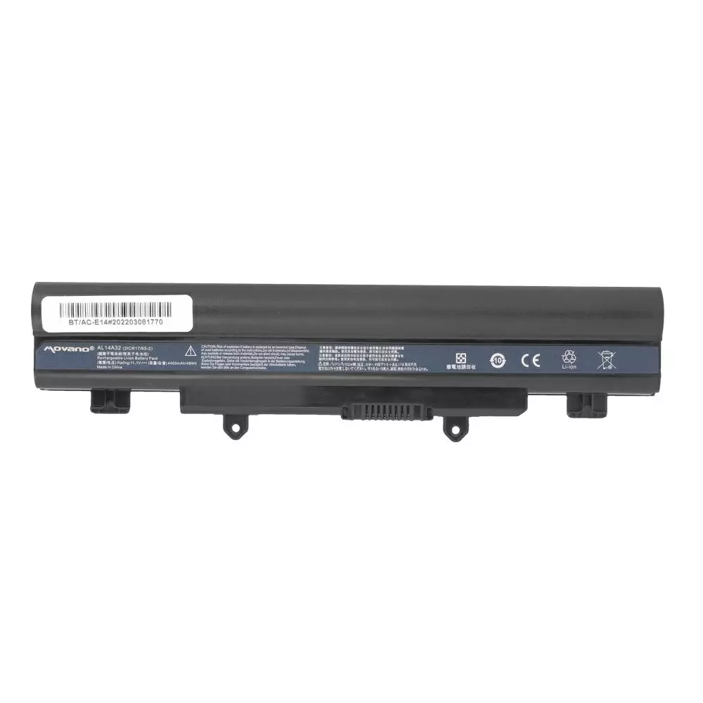 Bater&iacute;a compatible para port&aacute;til ACER AL14A32 11.1V 4400 mAh Movano
