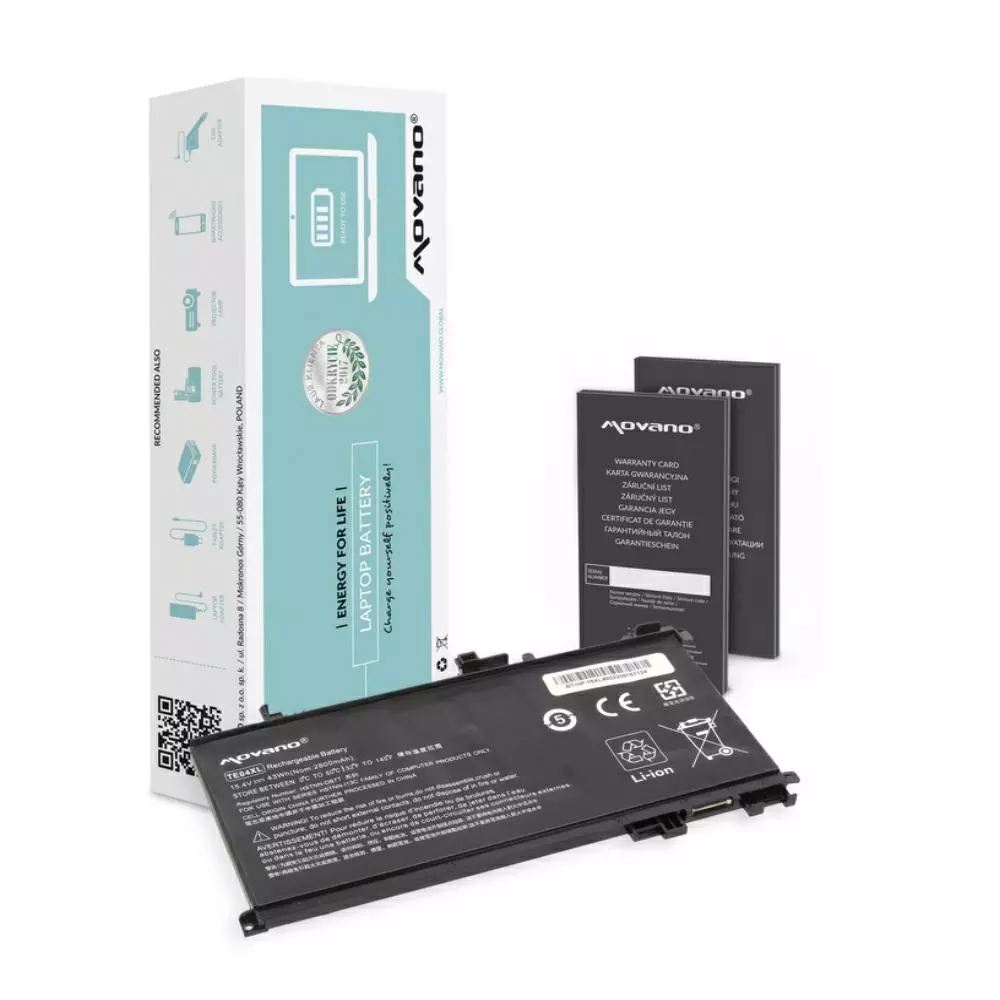 Bater&iacute;a compatible para port&aacute;til HP TE04XL 15.4V 2800 mAh Movano