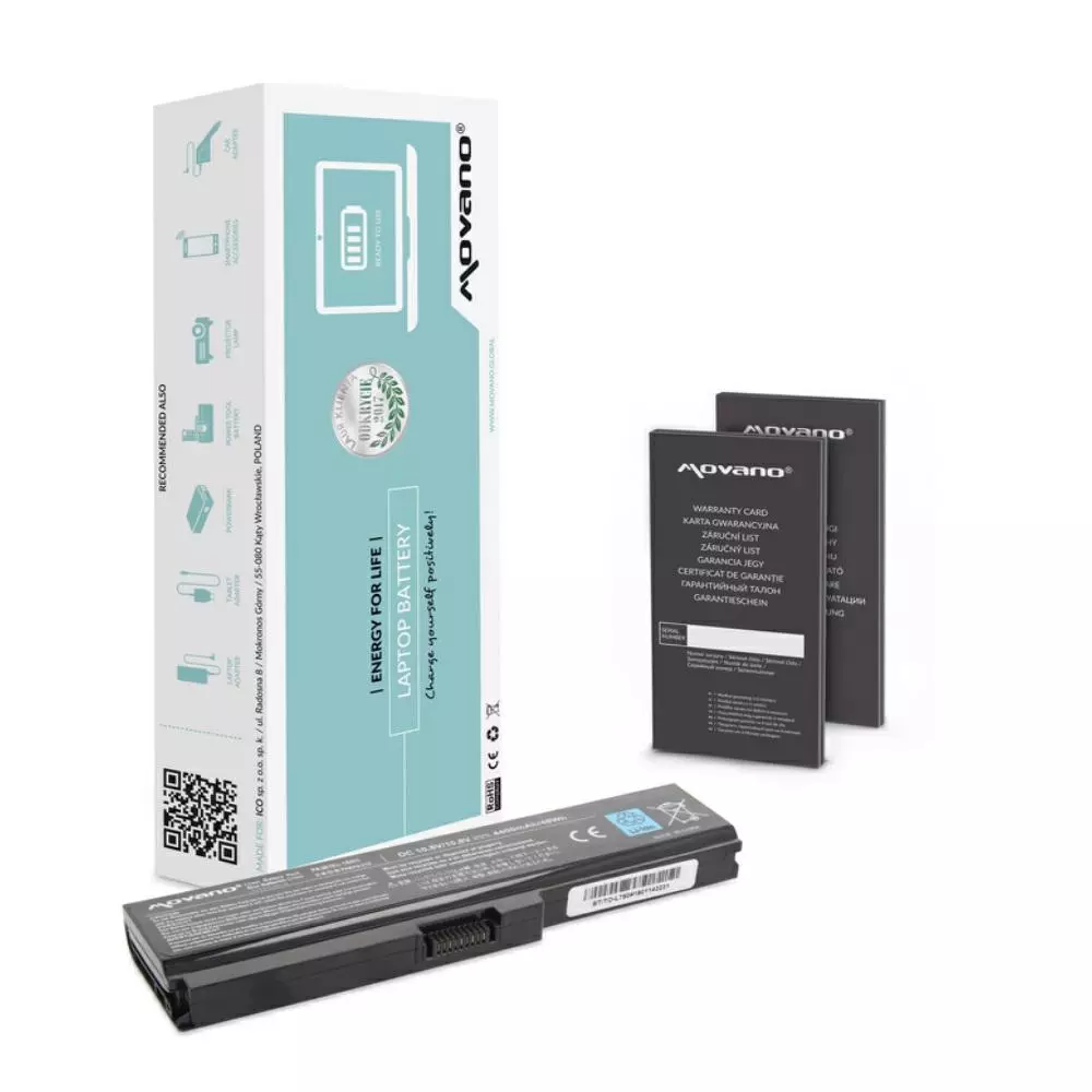 Bater&iacute;a compatible para port&aacute;til TOSHIBA PA3817U 10.8V 4400 mAh Movano