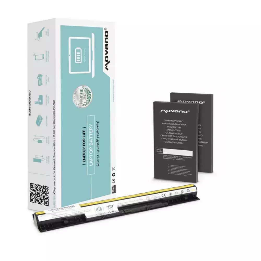 Bater&iacute;a compatible para port&aacute;til LENOVO L12L4A02 14.4V 2200 mAh Movano