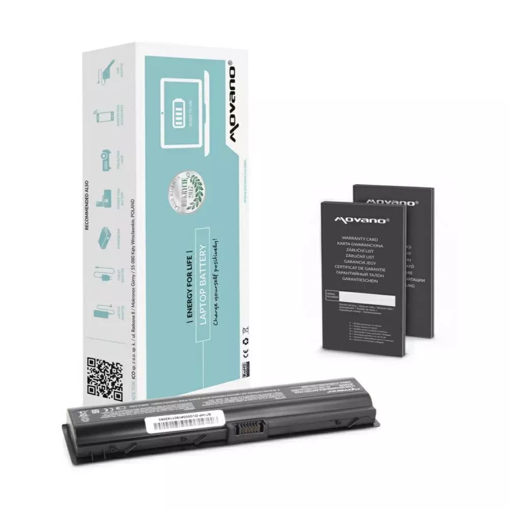 Bater&iacute;a compatible para port&aacute;til HP DV2000 / DV6000 10.8V 4400 mAh Movano