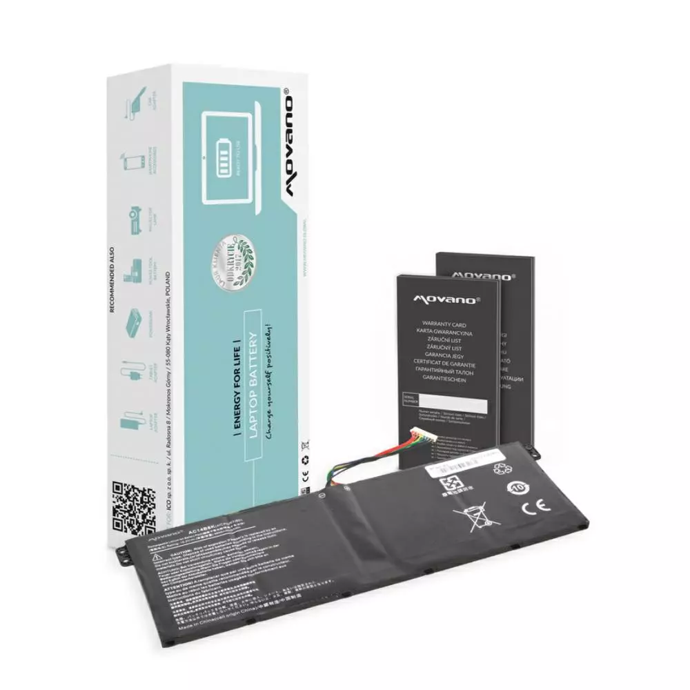 Bater&iacute;a compatible para port&aacute;til ACER AC14B8K 15.2V 3600mAh Movano