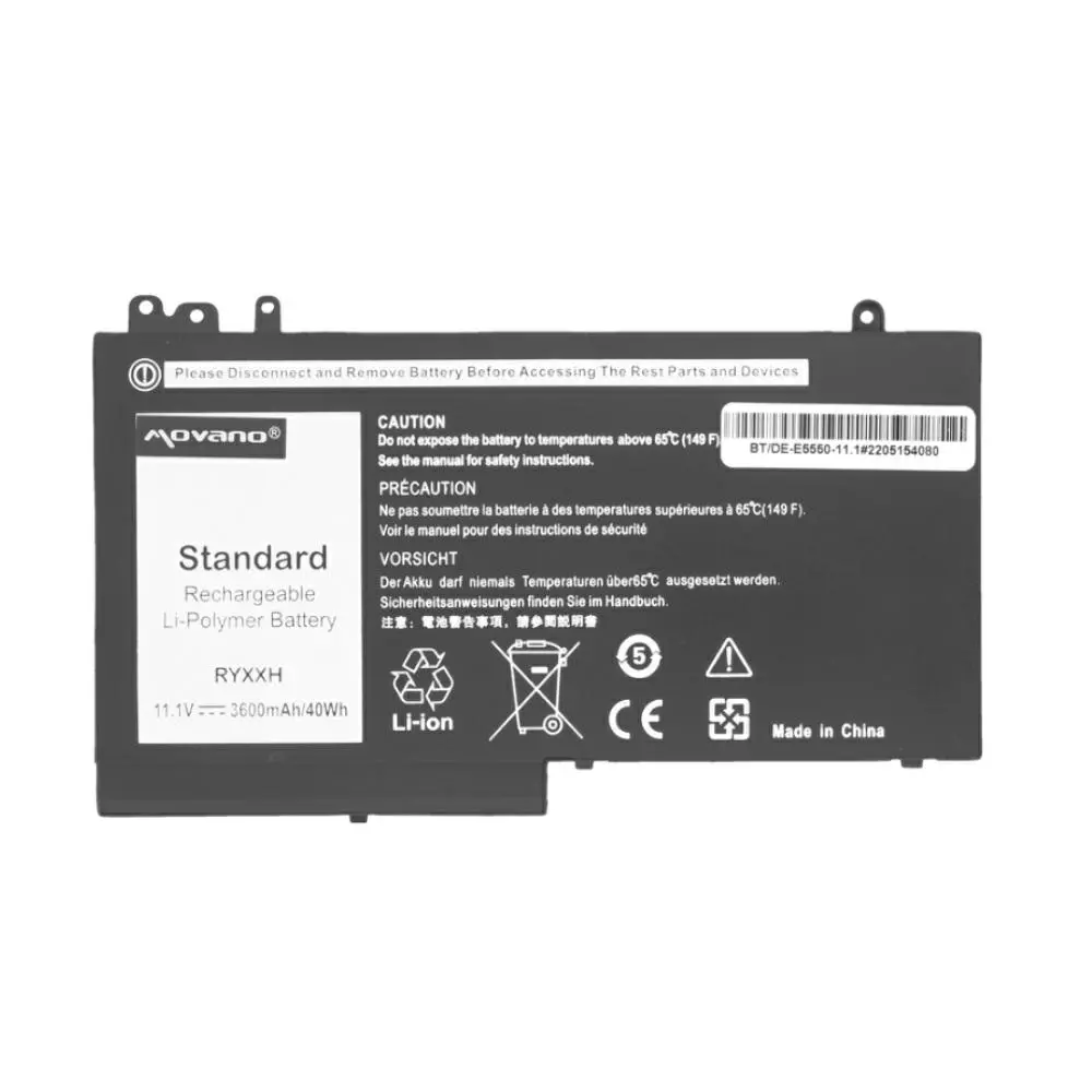 Bater&iacute;a compatible para port&aacute;til DELL E5450 11.1V 3600mAh Movano