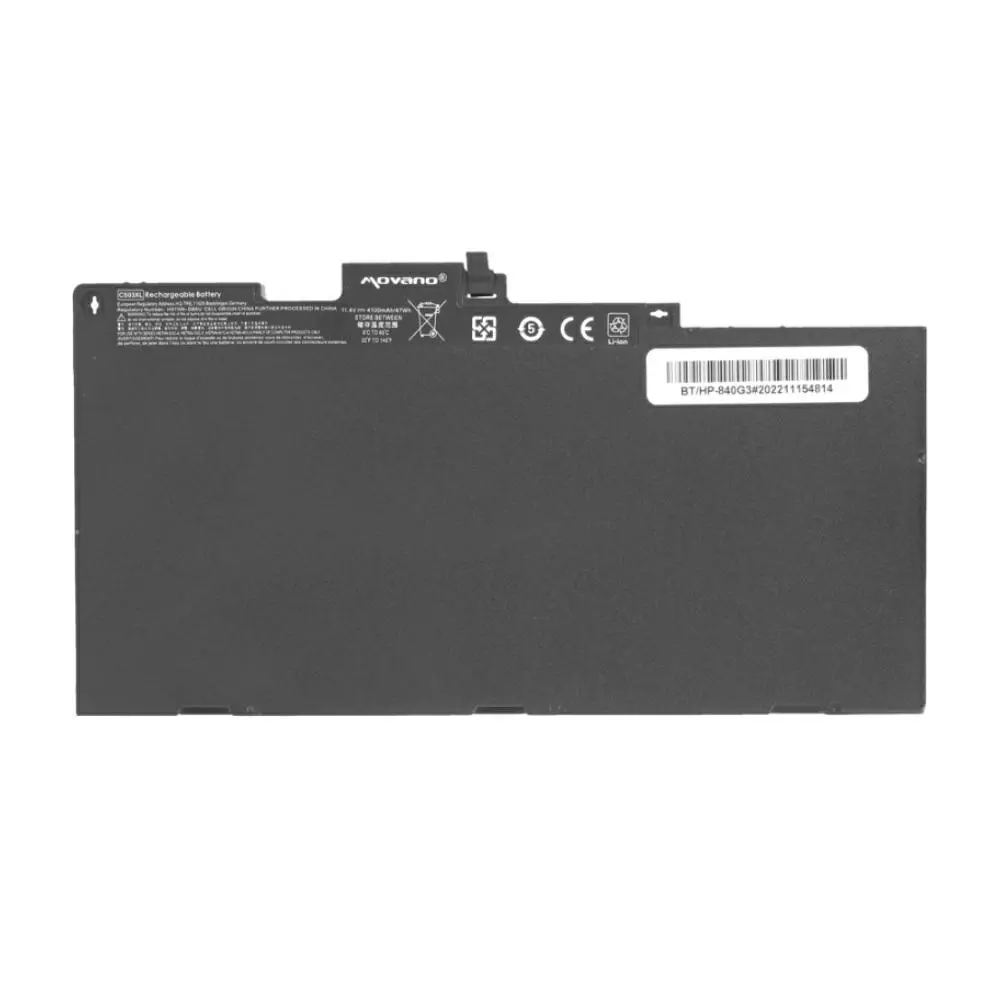 Bater&iacute;a compatible para port&aacute;til HP CS03XL 11.4V 3900mAh Movano