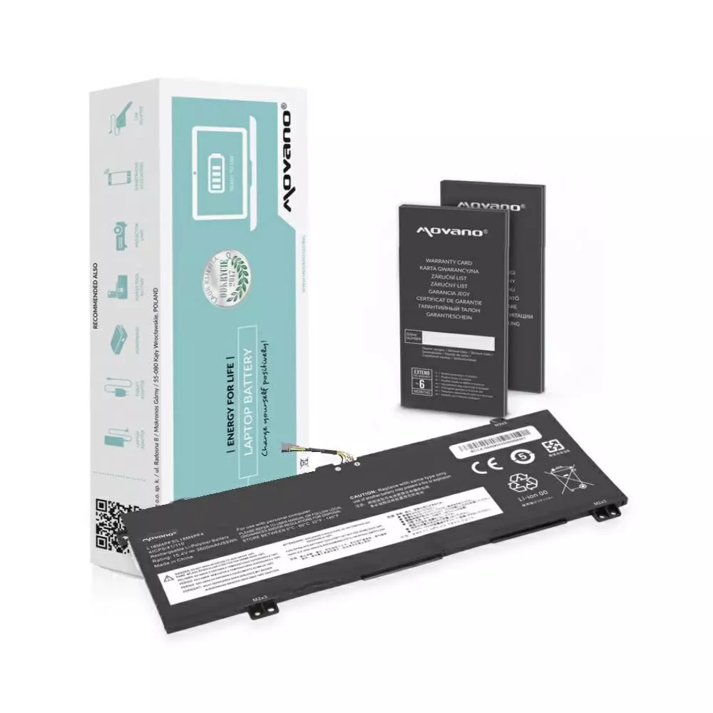 Bater&iacute;a compatible para port&aacute;til LENOVO L18C4PF3 15.4V 3200mAh Movano