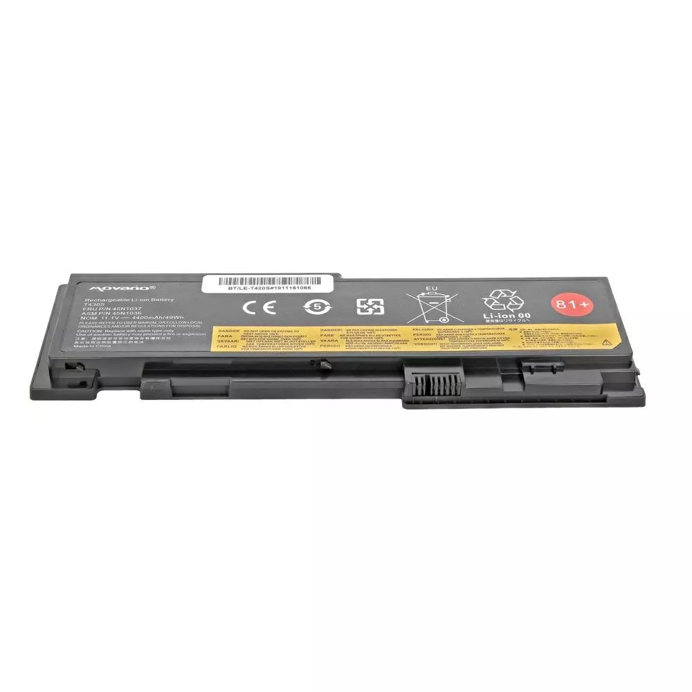 Bater&iacute;a compatible para port&aacute;til LENOVO T420S 11.1V 4400mAh Movano
