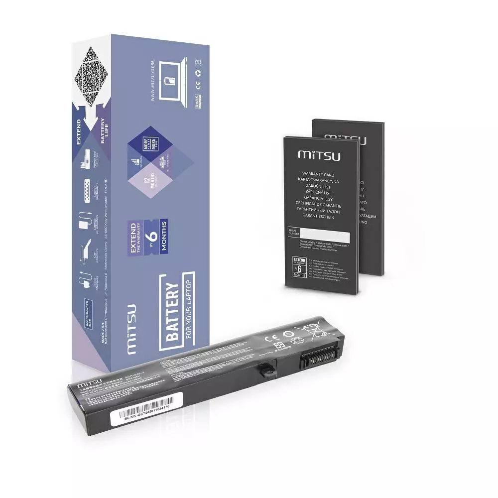 Bater&iacute;a compatible para port&aacute;til MSI BTY-M6H 10.8V 4400mAh Mitsu