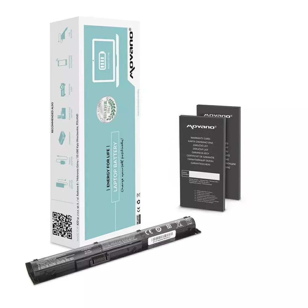 Bater&iacute;a compatible para port&aacute;til HP RI04XL 14.4V 2200MAH Movano