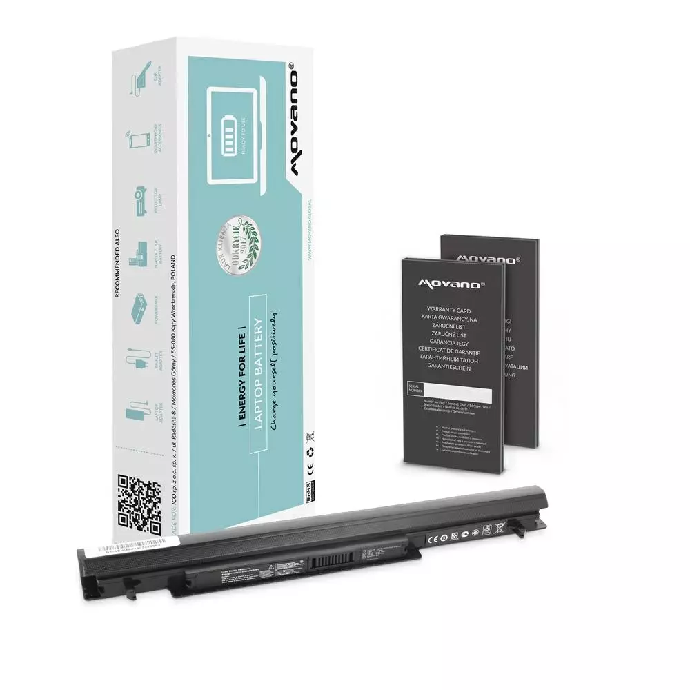 Bater&iacute;a compatible para port&aacute;til ASUS A31-K56 14.4V 2200mAh Movano