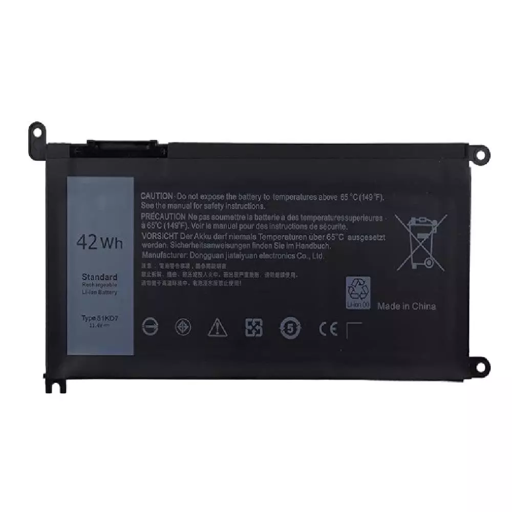 Bater&iacute;a compatible para port&aacute;til DELL 11.4V 3500mAh/42Wh / 51KD7