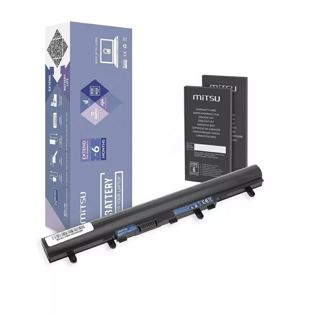 Bater&iacute;a compatible para port&aacute;til ACER AL12A32 14.8V 2200 mAh Mitsu