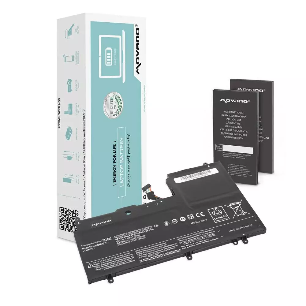 Bater&iacute;a compatible para port&aacute;til LENOVO L14M4P72 7.4V 6280mAh Movano