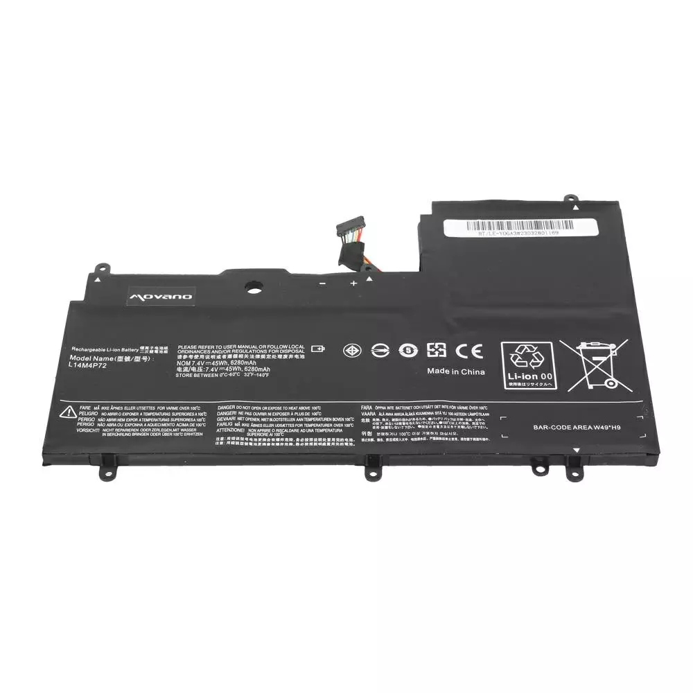 Bater&iacute;a compatible para port&aacute;til LENOVO L14M4P72 7.4V 6280mAh Movano
