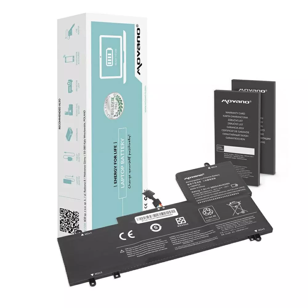 Bater&iacute;a compatible para port&aacute;til LENOVO L15L4PC2 7.6V 6800mAh Movano