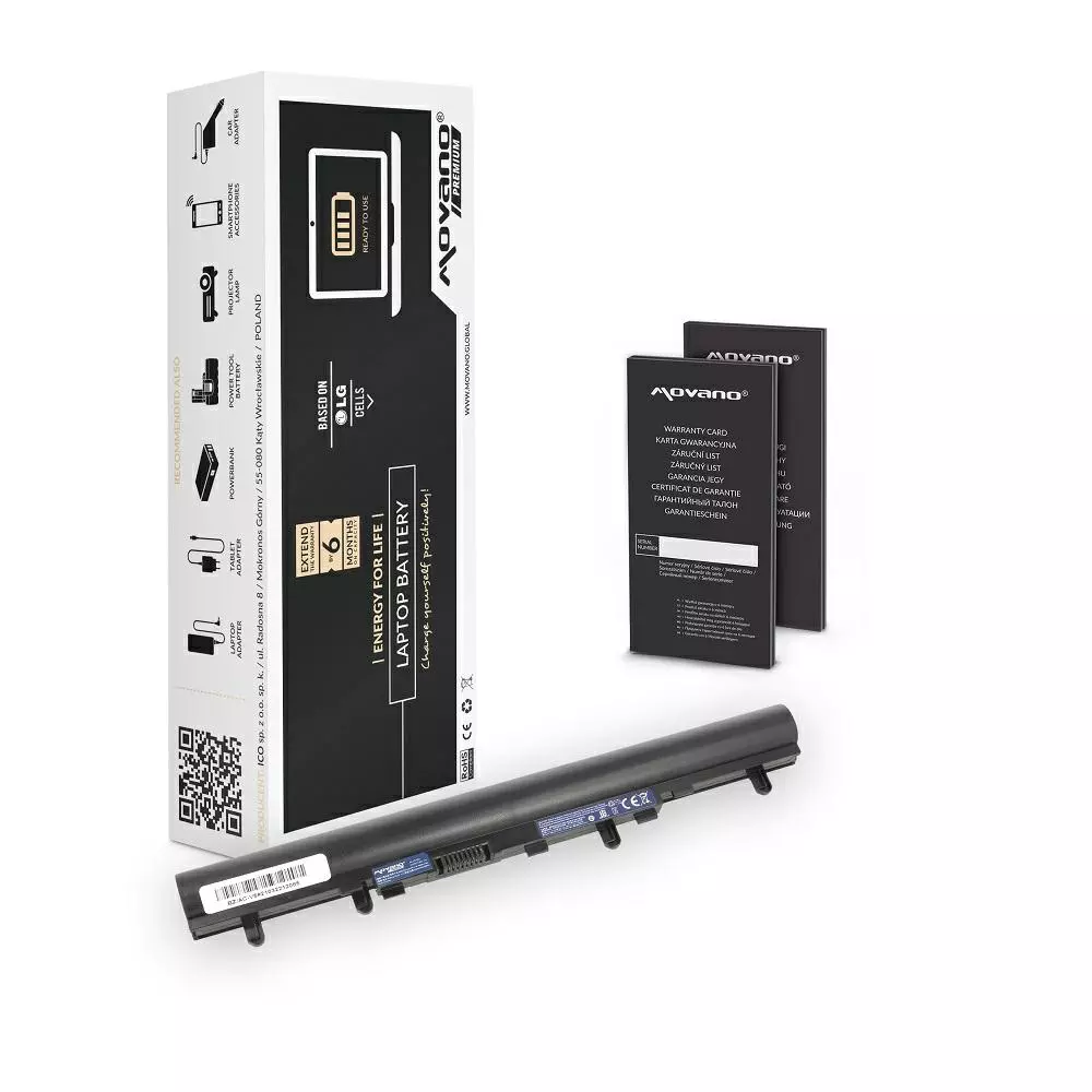Bater&iacute;a compatible para port&aacute;til ACER AL12A32 14.8V 2600 mAh Movano Premium