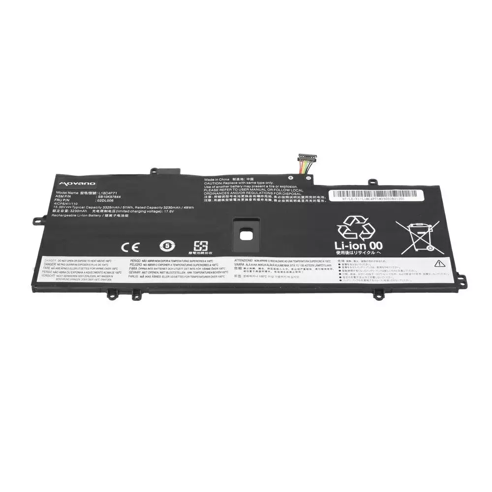 Bater&iacute;a compatible para port&aacute;til LENOVO L18L4P71 15.36V 3325mAh Movano