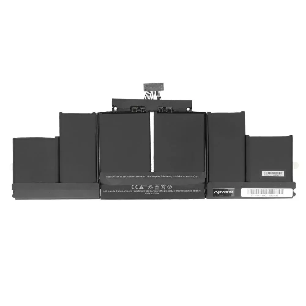 Bater&iacute;a compatible para port&aacute;til APPLE A1398 11.26V 8430mAh Movano