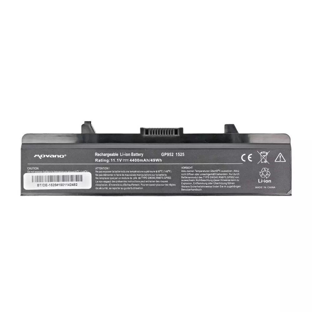 Bater&iacute;a compatible para port&aacute;til DELL Inspiron 1525 11.1V 4400mAh Movano