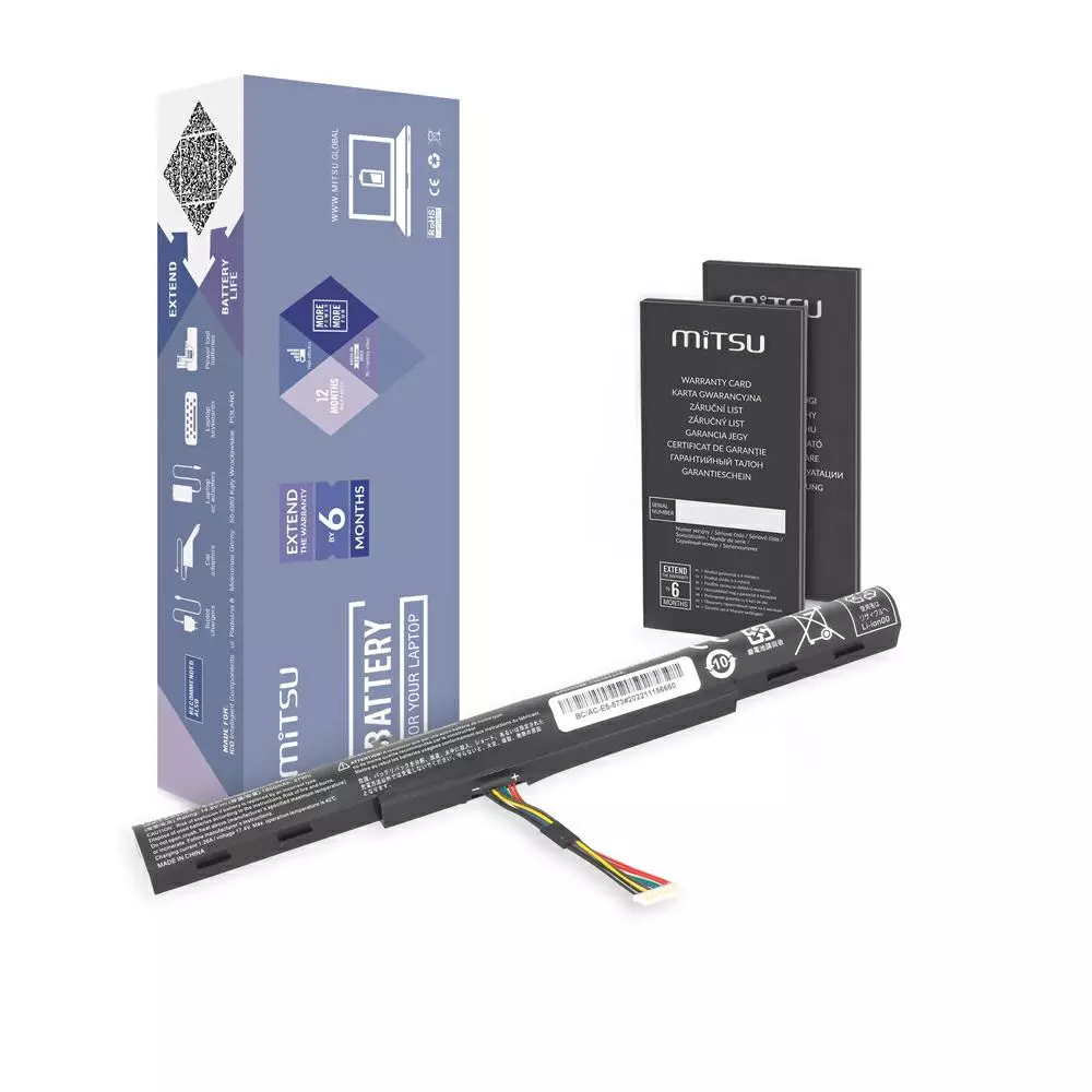 Bater&iacute;a compatible para port&aacute;til ACER AL15A32 14.8V 1800 mAh Mitsu