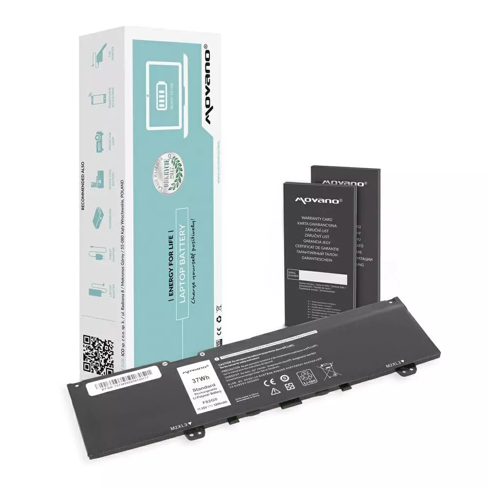 Bater&iacute;a compatible para port&aacute;til DELL Inspiron 13 7373 11.55V 3200mAh Movano
