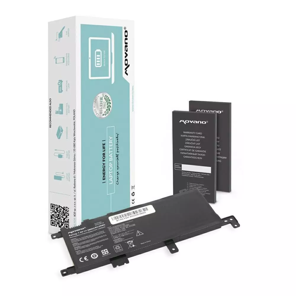 Bater&iacute;a compatible para port&aacute;til ASUS C21N1634 7.6V 3800mAh Movano