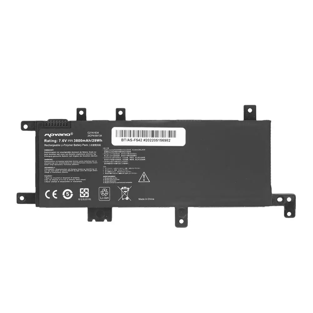 Bater&iacute;a compatible para port&aacute;til ASUS C21N1634 7.6V 3800mAh Movano