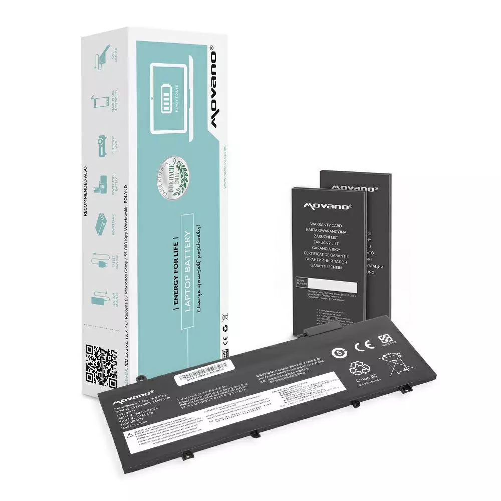 Bater&iacute;a compatible para port&aacute;til LENOVO T480S 11.55V 4650 mAh Movano