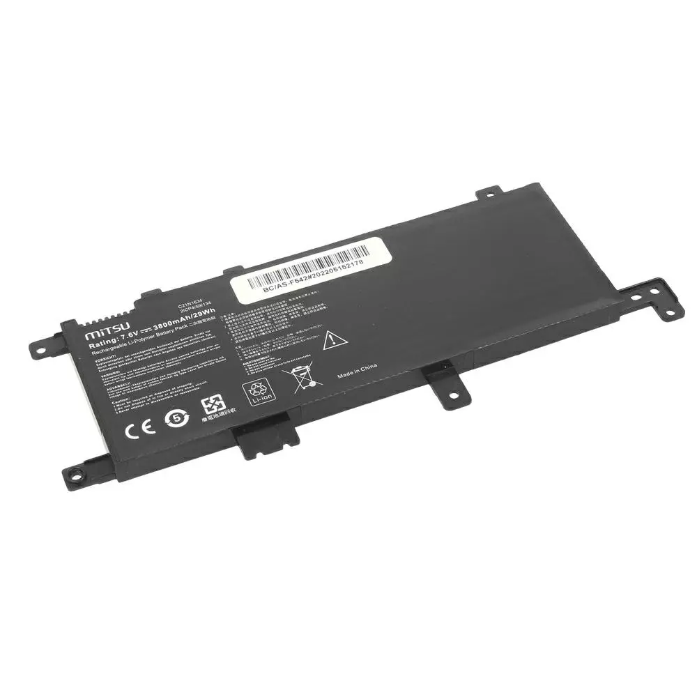 Bater&iacute;a compatible para port&aacute;til ASUS C21N1634 7.6V 3800mAh Mitsu
