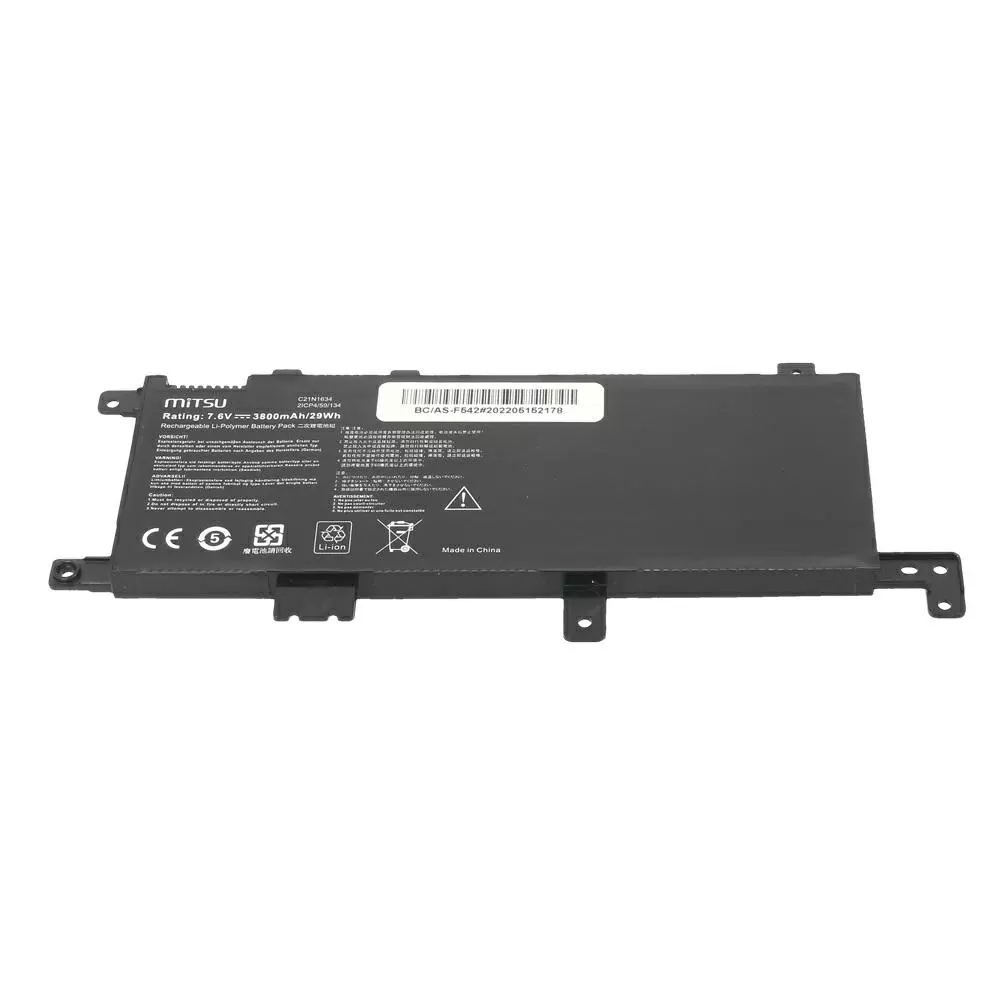 Bater&iacute;a compatible para port&aacute;til ASUS C21N1634 7.6V 3800mAh Mitsu