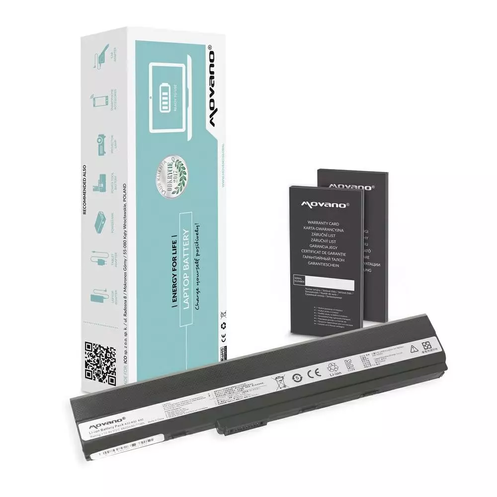 Bater&iacute;a compatible para port&aacute;til ASUS A32-K42 10.8V 6600mAh Movano