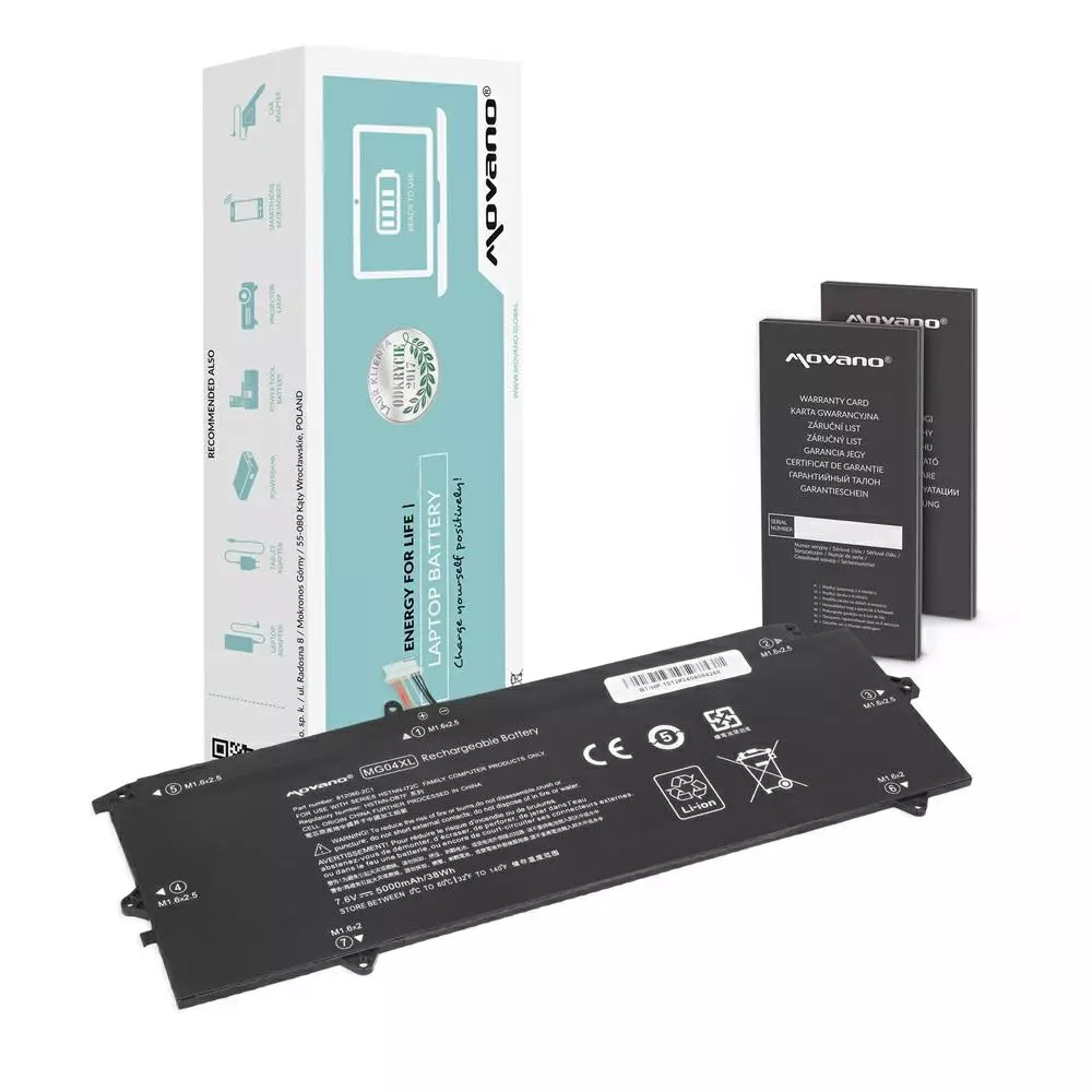 Bater&iacute;a compatible para port&aacute;til HP MG04 7.6V 5000mAh Movano
